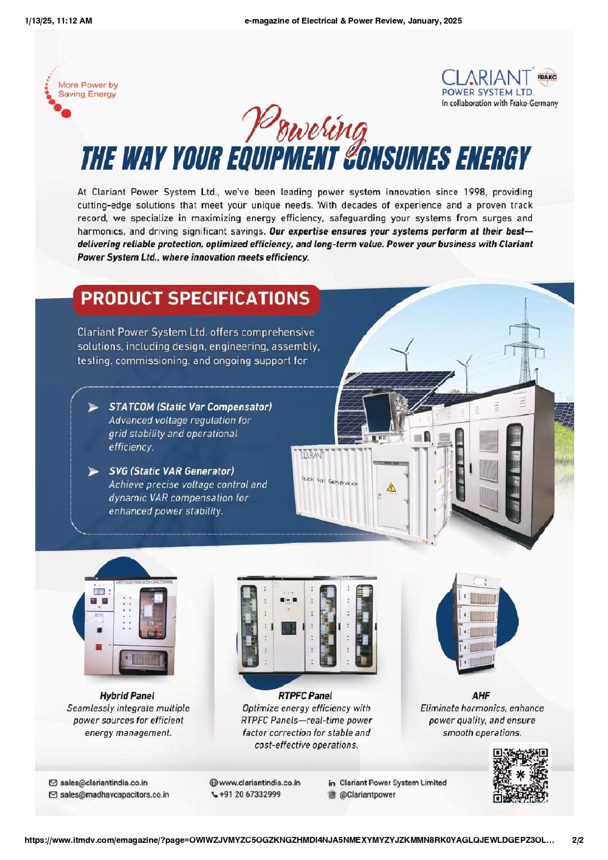 e-magazine of Electrical & Power Review, January, 2025-1_page-0002