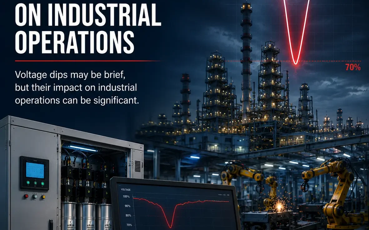 Impact of voltage dips on industrial operations and power quality