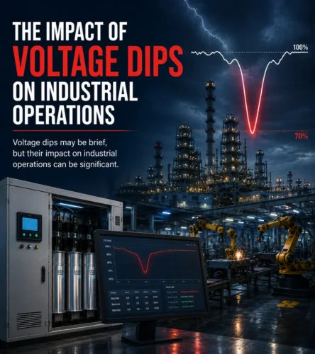 Impact of voltage dips on industrial operations and power quality