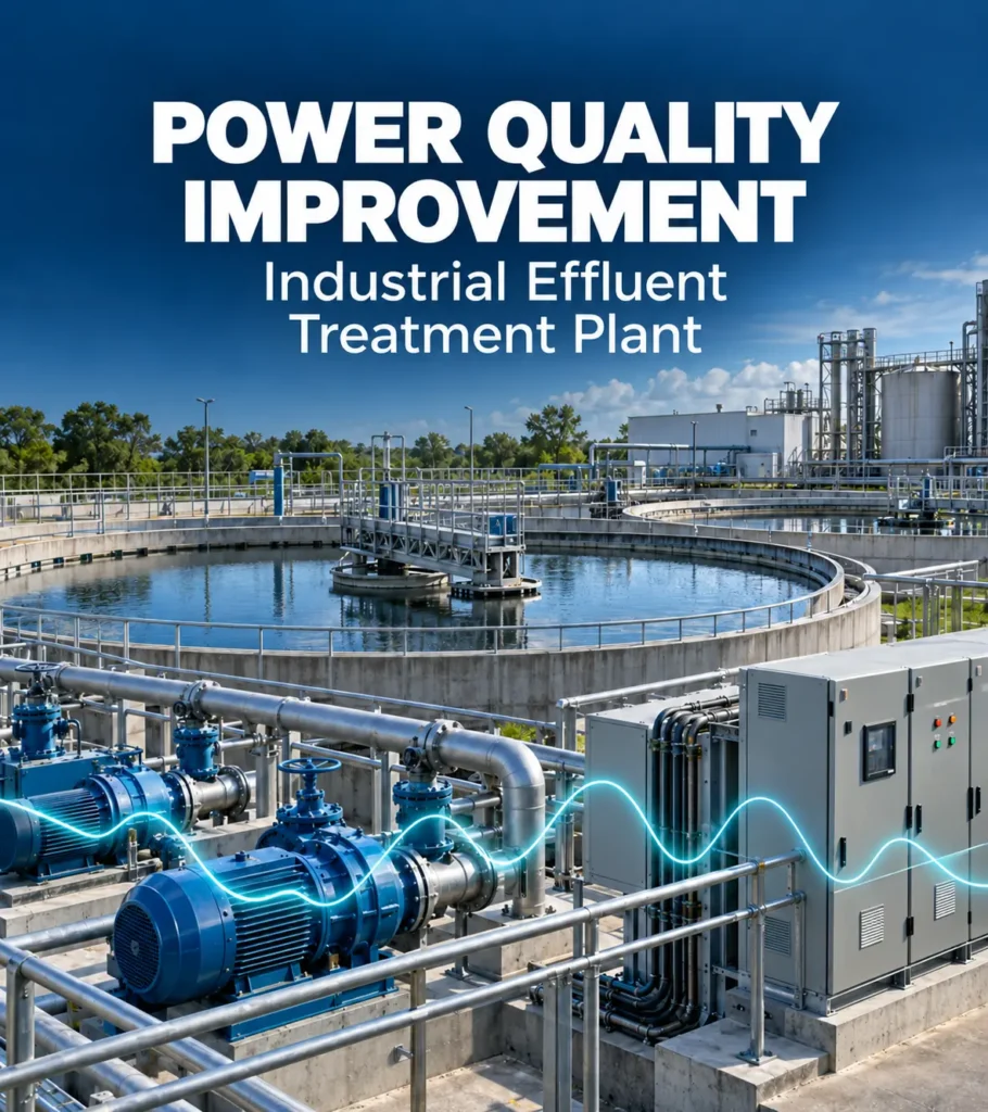 Power Quality Improvement in an Industrial Effluent Treatment Plant